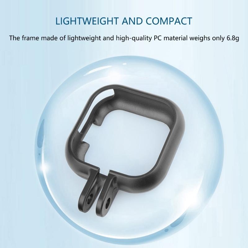 Shockproof Thumb Camera Cage Protective Shell Tool Less Mounting Lightweighted Frame For Go Ultra Thumb Action Camera
