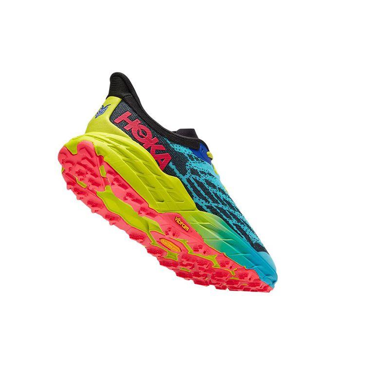 HOKA Speedgoat 5 Scuba Blue Black Men Sneakers 1123157-SBBK