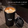 Car Stainless Steel Coffee Cup Thermal Mug Leak-Proof Thermos For MINI JCW Cabrio Cooper Countryman Aceman Clubman Coupe Paceman