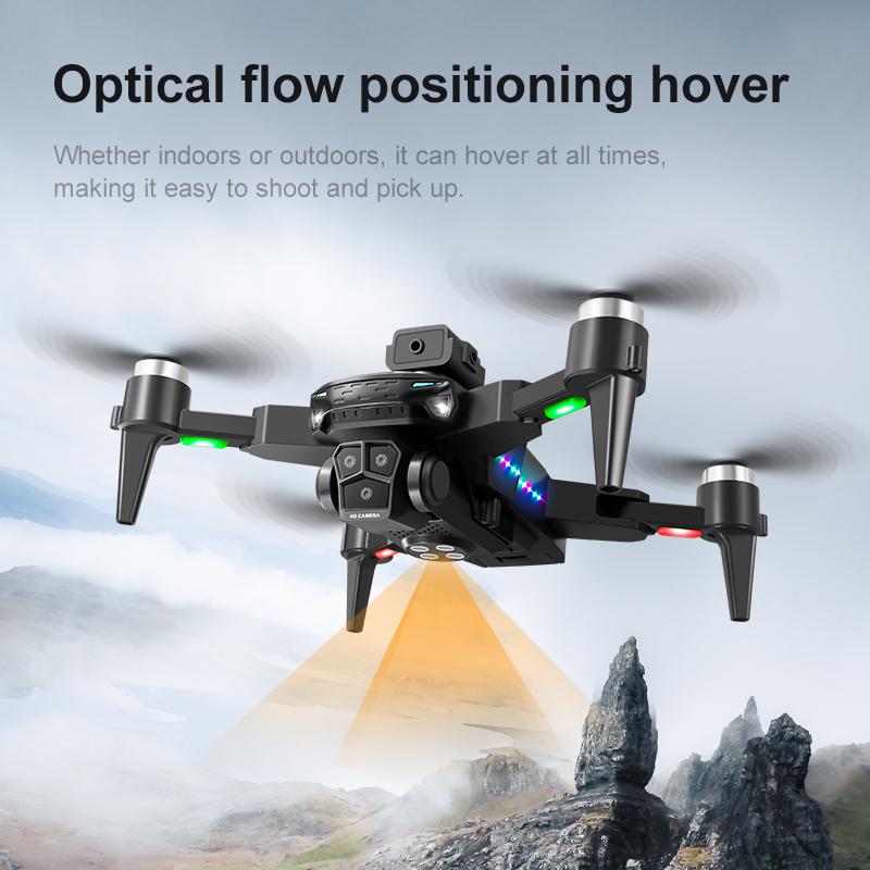 2024 605S LCDScreen Controlled Version 4K HD 3 Camera Brushless Drone Motor Obstacle Avoidance Foldable Quadcopter Dron RC Toy