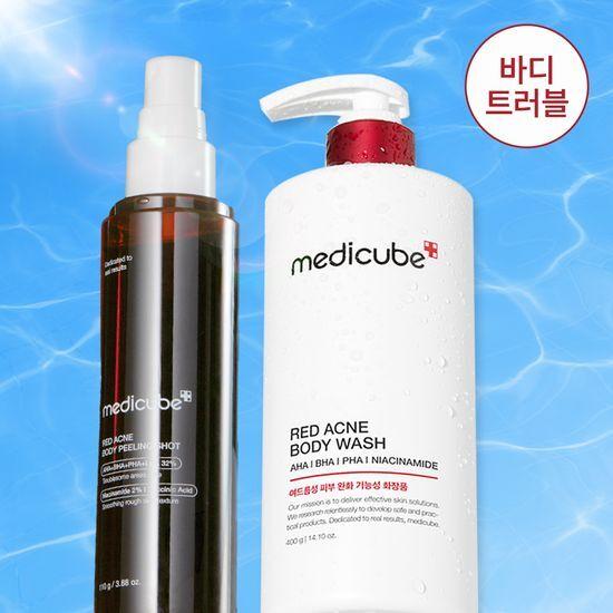Choose 1 of Medicube Red Acne Body Peeling Shot 110g or Red Acne Body Wash 400g