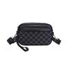 Top-quality PU Leather Men Waist Packs Business Crossbody Bags for Male Fashion Travel Storage Phone Shoulder Bags Clutch Bag