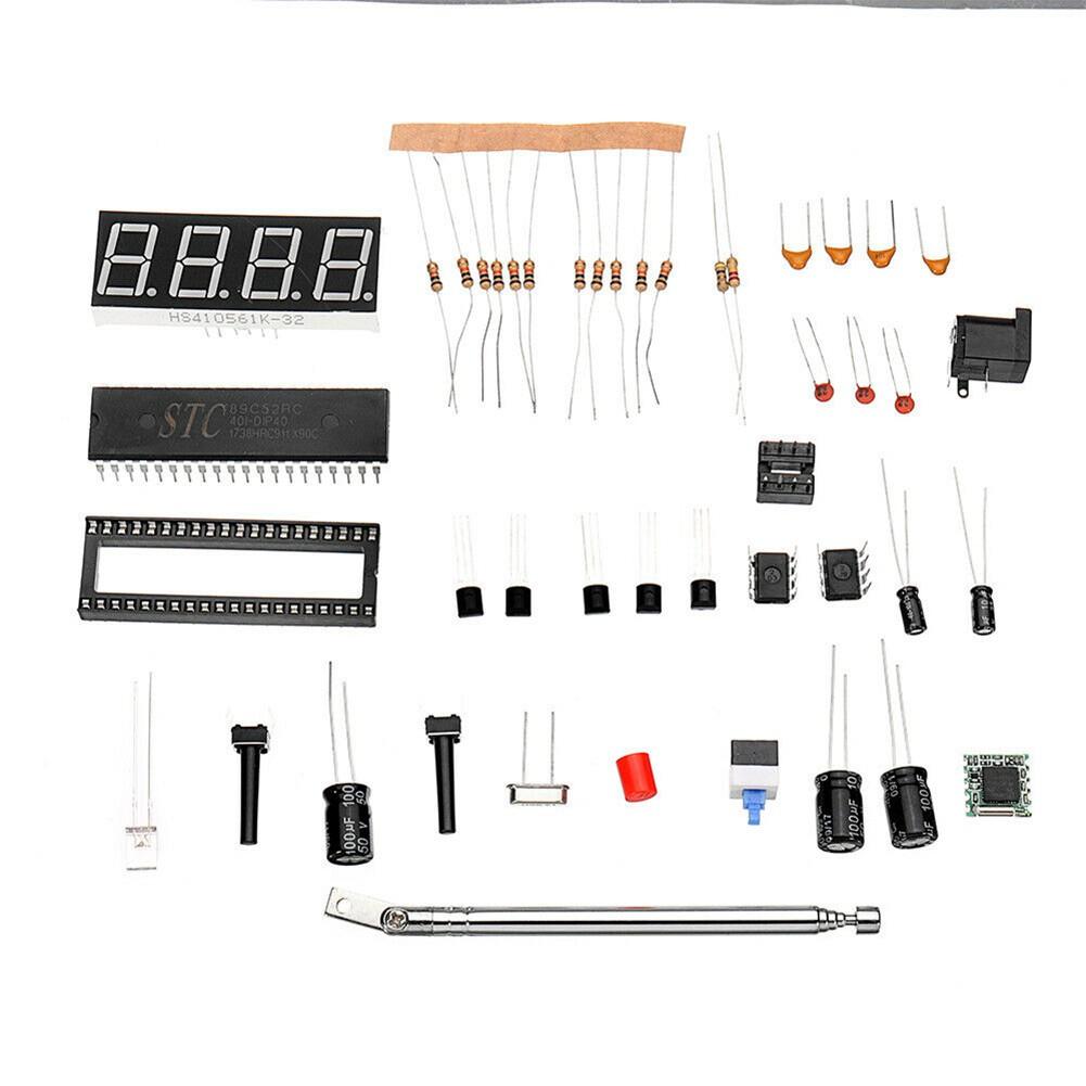 Liten 87MHz-108MHz FM Digitalradio DIY-sett Passer Loddelæring Undervisning