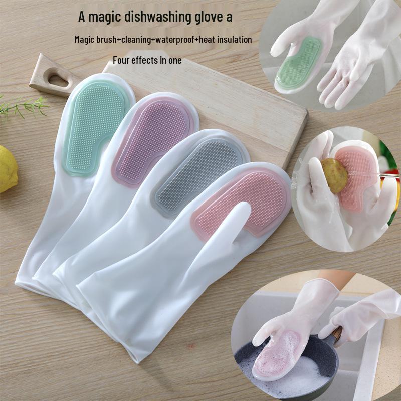 Multifunctional Waterproof Dishwashing & Cleaning Gloves