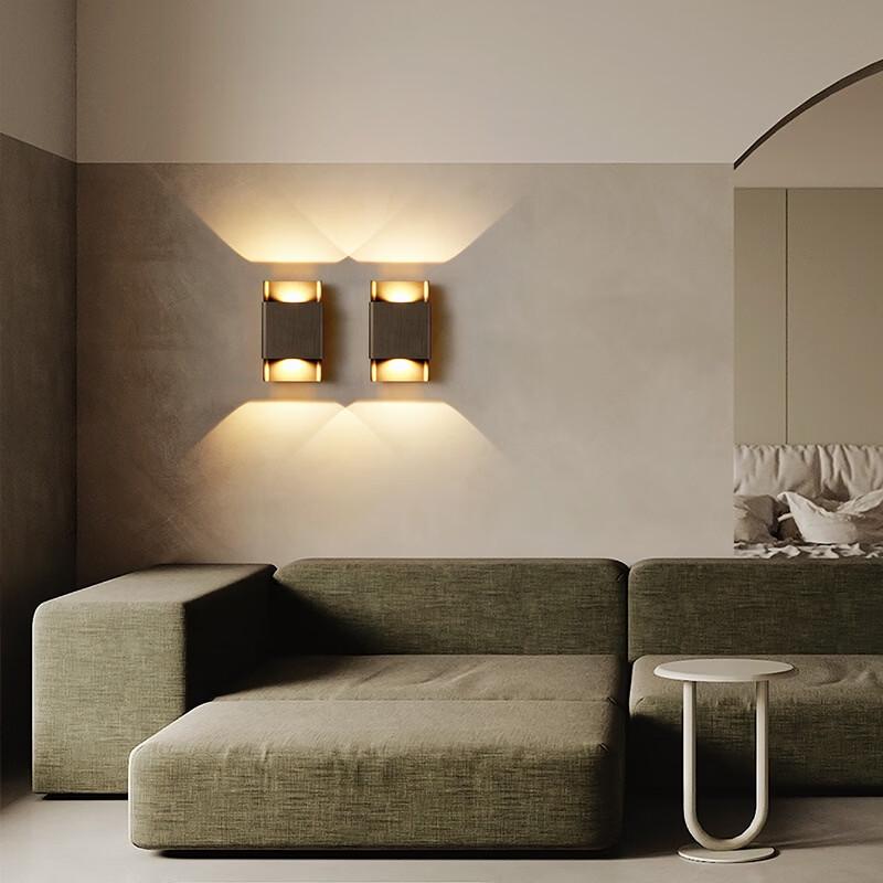OEING Champagne Gold LED Wall Lamp