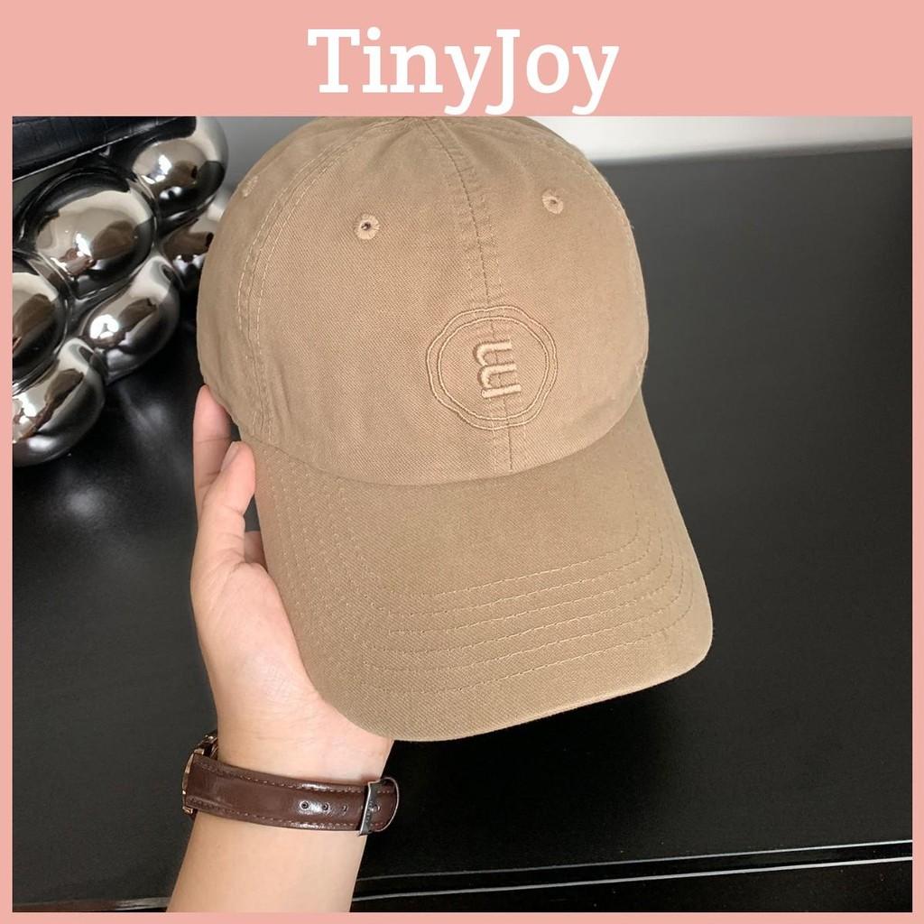 M Embroidered Letter Panel Baseball Hat Breathable Cotton Street Style Looks