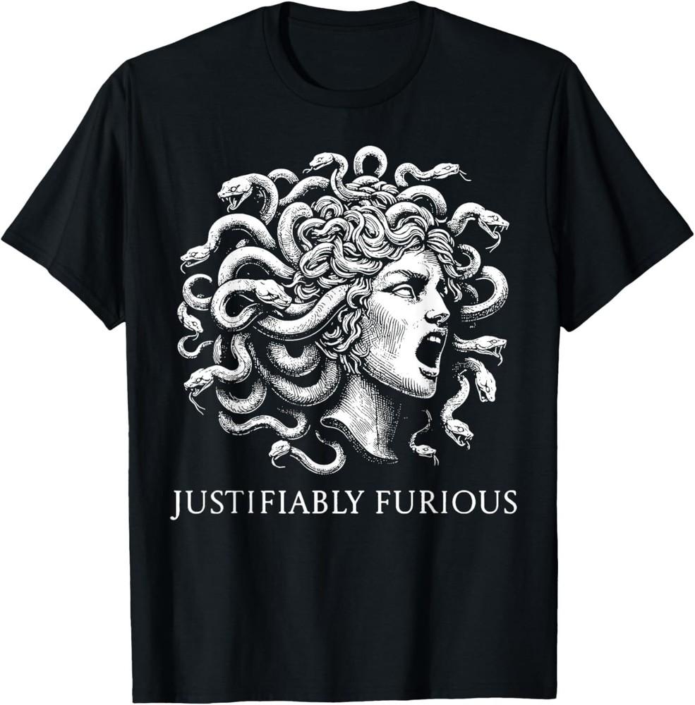 Justifiably Furious Medusa T-Shirt Unisex T-Shirt S