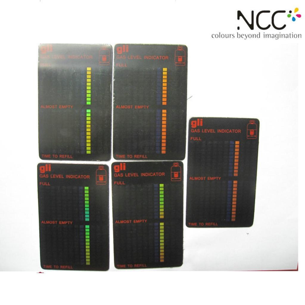 Gas Lever Indicator Gas Surplus Test Card