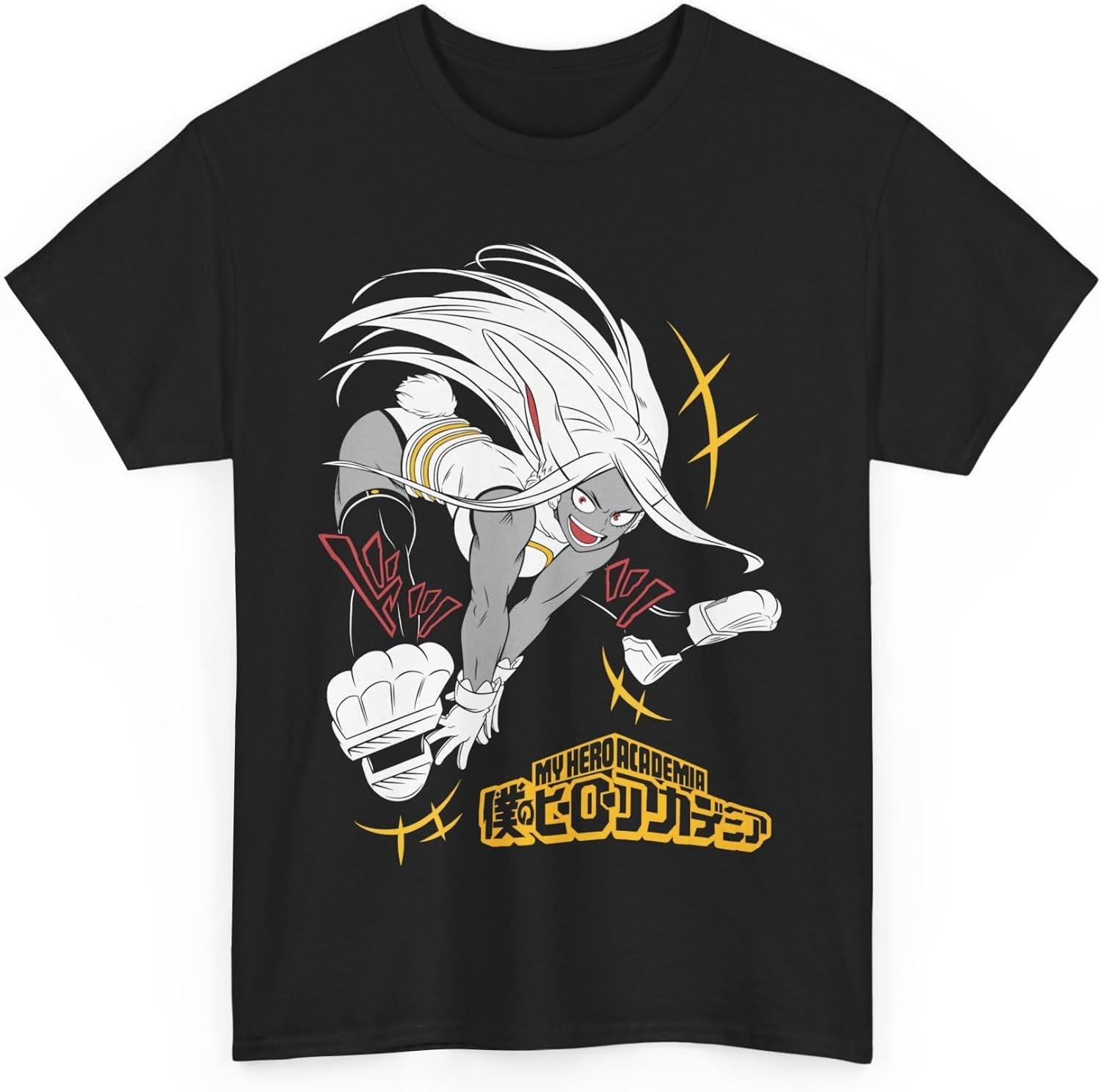 Rumi Anime Usagiyama T-Shirt Fearless Rabbit Warrior Aesthetic Whimsical Demon Funny Unisex Mirko T-Shirt XXXXXL чёрный