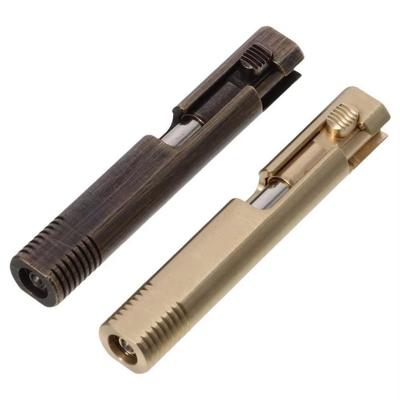 Retractable Travel Pocket Pen All-Metal Neutral Ballpoint Pen Mini Brass Pen  Writing Instruments