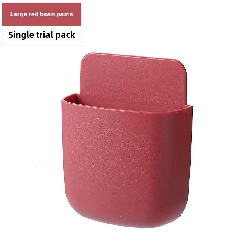 

1Pc Wall-mounted plastic storage box adhesive storage box storage air conditioning TV controller multi-purpose storage container