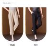 2026 Ice Silk Summer Pants: Lightweight, Versatile, Straight-Leg, Nine-Tenths Length for Middle-Aged and Elderly Women