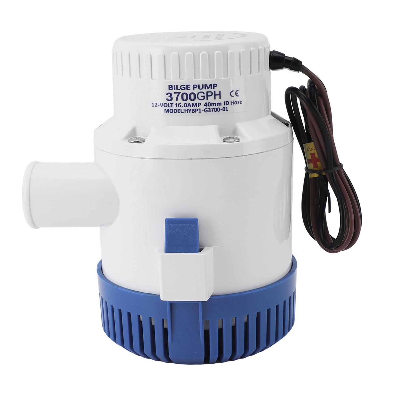 

3700 GPH Boat Marine Plumbing Electric Bilge Pump Efficient Low Noise Overheat Prevention 24V