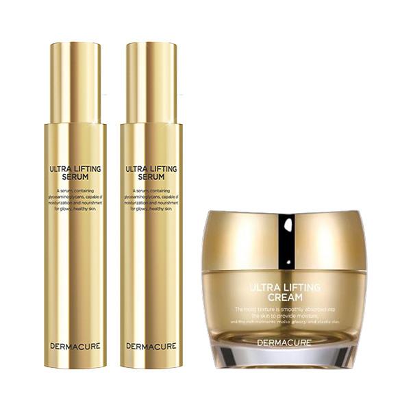DERMACURE Ultra Lifting Serum 80ml x2 + Lifting Cream 50ml
