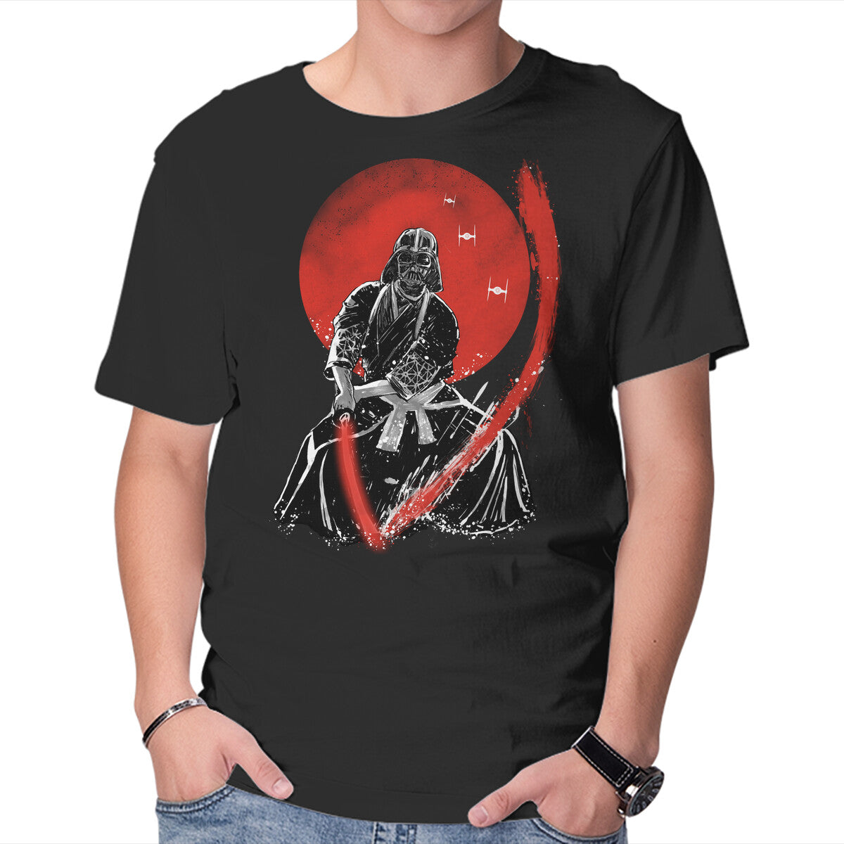 Unisex Crew Neck T-Shirt Ink Kata Graphic Short Sleeve Casual Tee XXXXL