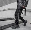 Men's Trendy Korean Hip Hop Ribbon Nine-Point Loose Pants