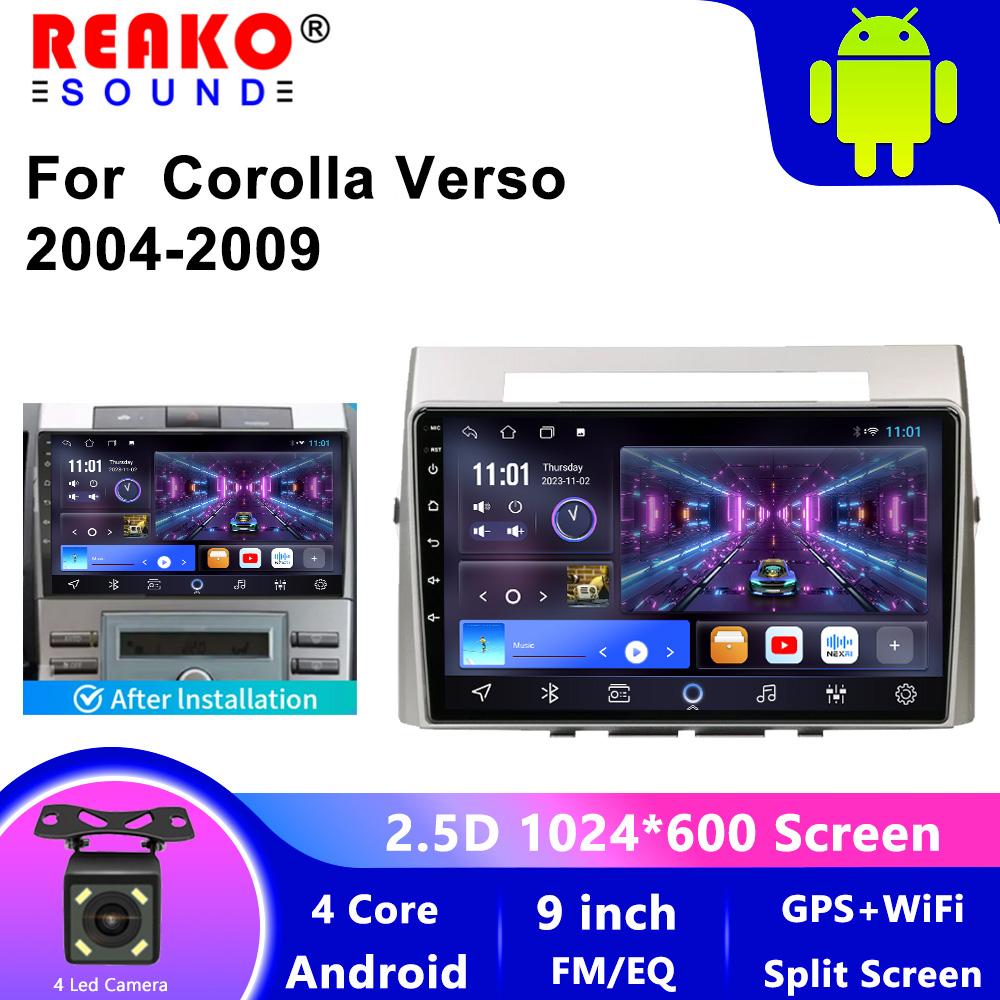 

Android для Toyota Corolla Verso AR10 2004-2009 автомобильный радиоприемник беспроводной мультимедийный плеер Carplay навигация стерео IPS экран