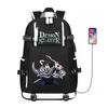 Demon Slayer Backpack for Boys Kids Tanjiro Akaza Kyojuro Rengoku Cosplay School Bag Lightweight Spine Protection 3-6 Grade Middle School Student