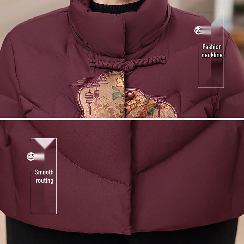 YUZHAOLIN Women's Mid-Aged Winter Down Jacket