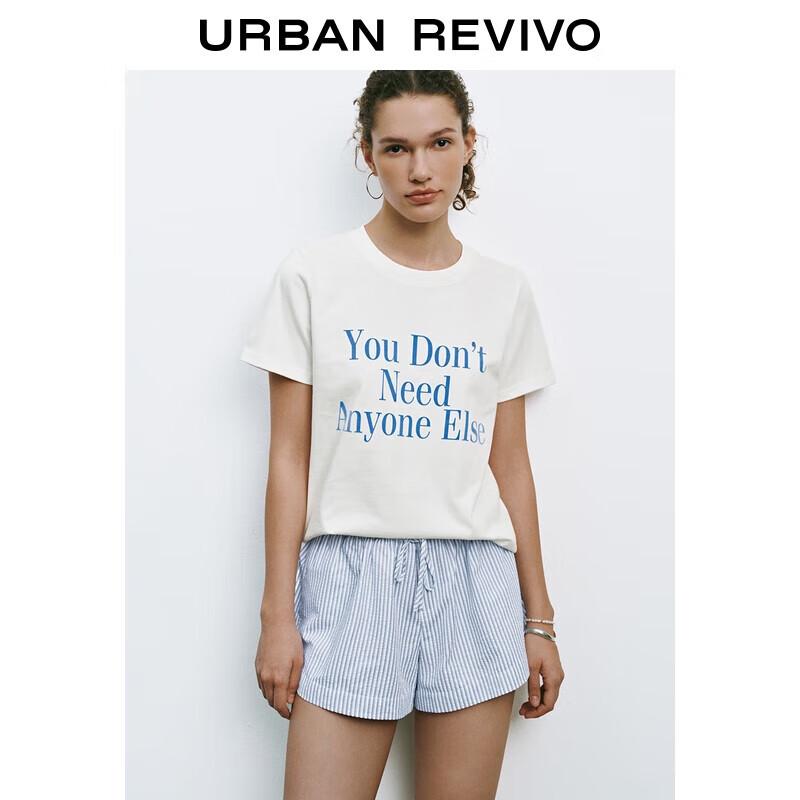 UR 2025 Women s Color-block Letter T-Shirt XS