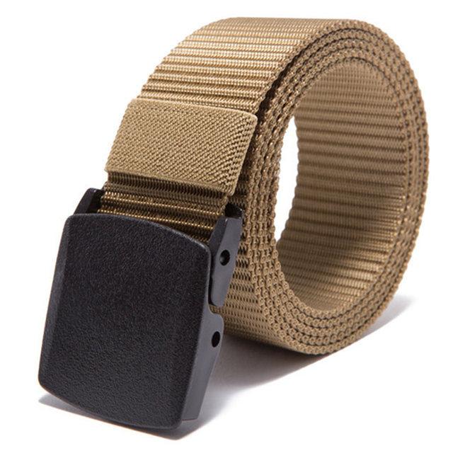 

2pcs Belts Quick Release Tactical Belt Fashion Men Canvas Waistband Outdoor Hunting Hiking 120cm