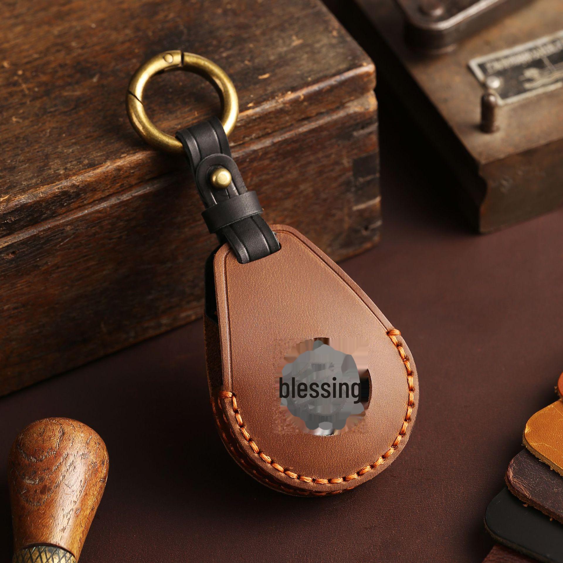 

Сумка для ключей Harley X48: Чехол для ключа мотоцикла в стиле ретро из воловьей кожи ручной работы коричневый