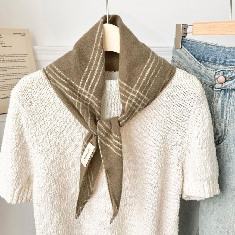 Winter scarf atmosphere new fashion sweet couple scarf plaid shawl rhombus scarf waist