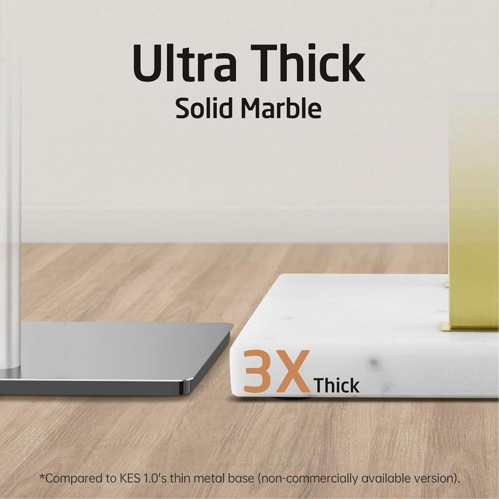 Gold,WEIDPHL Tall Standing Towel Rack, Double-T Shape Tall Bath Towel Sheet Holder with Marble Design Base, 2-Tier Towel Stand for Bathroom Floor,