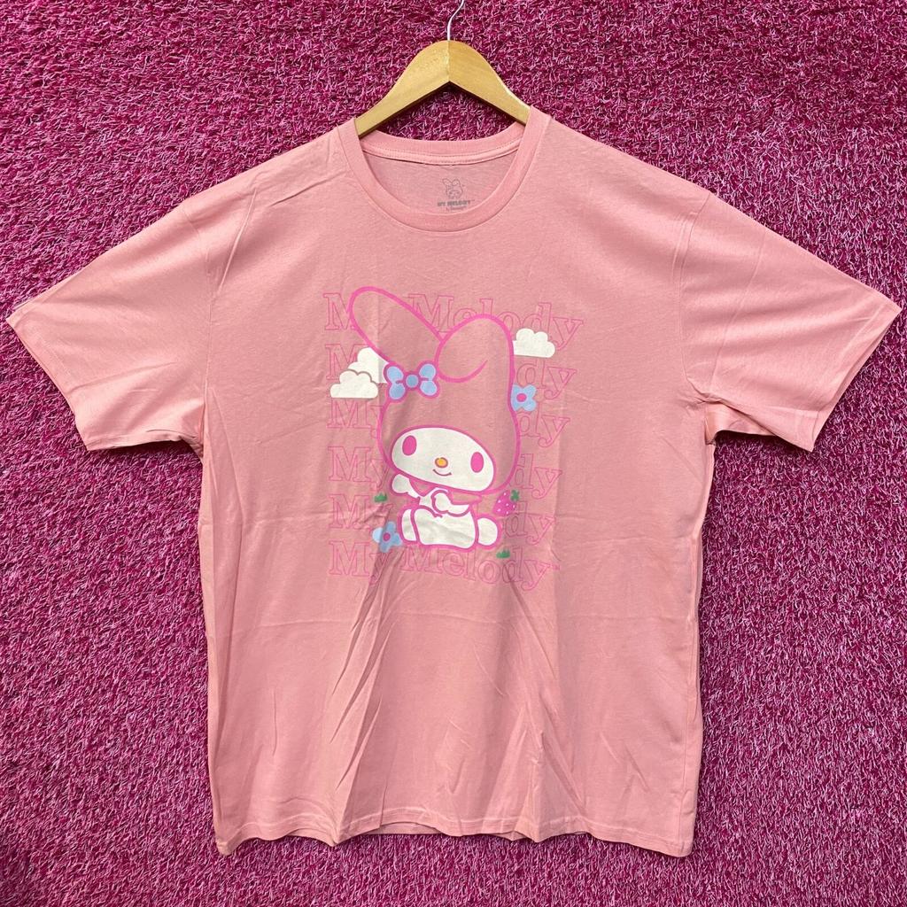 Sanrio My Melody Pink 100% Baumwolle T-Shirt Herren T-Shirts Oberteil