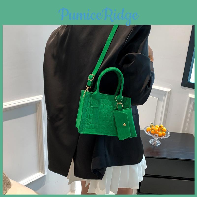 Stylish Casual Mini Tote Bag For Women In Black Orange Green And Fuchsia Perfect For Commuting And Everyday Use
