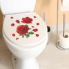 Romantischer Roter Rosen Home Badezimmer Toilette Dekorativer Aufkleber