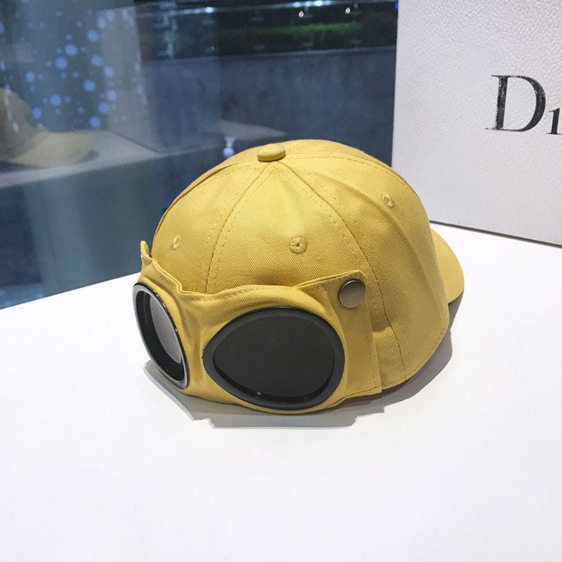 Fashion Snapback Hat Glasses Goggles Baseball Cap Unisex Aviator Pilot Men Women Caps Hats