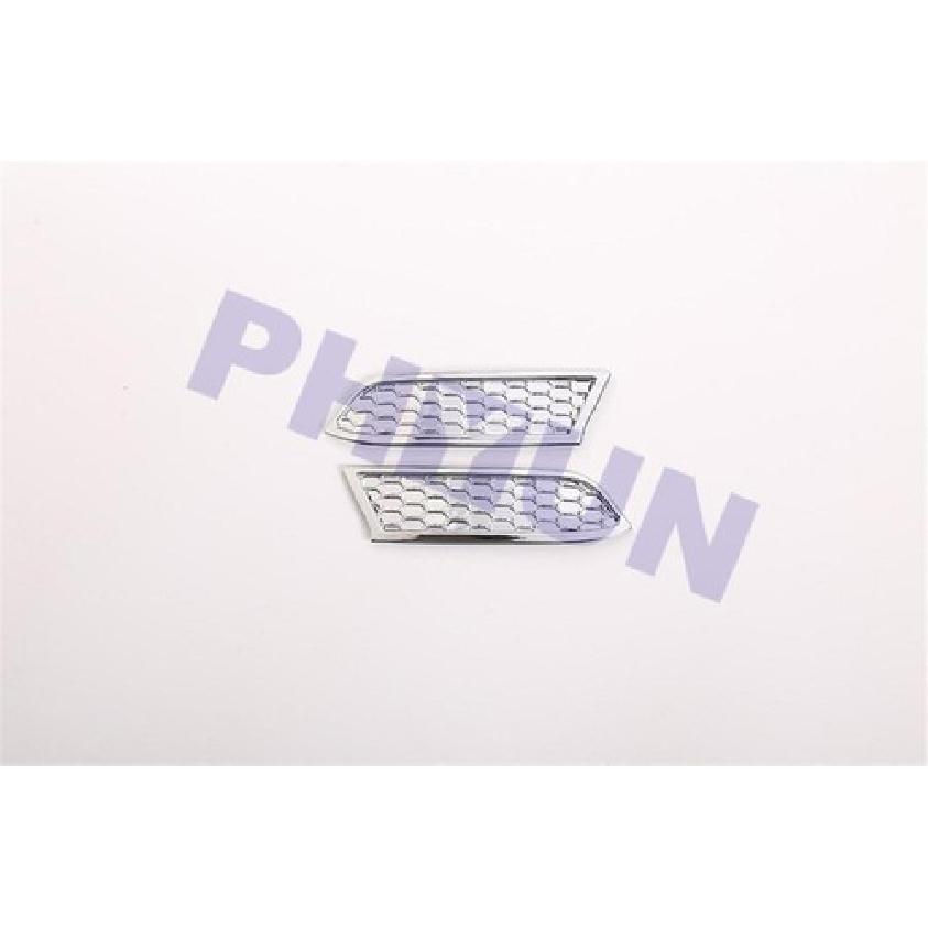 2Pcs Chrome ABS Under Headlamp ert Cover Trim Cap For 2016- Toyota Tacoma