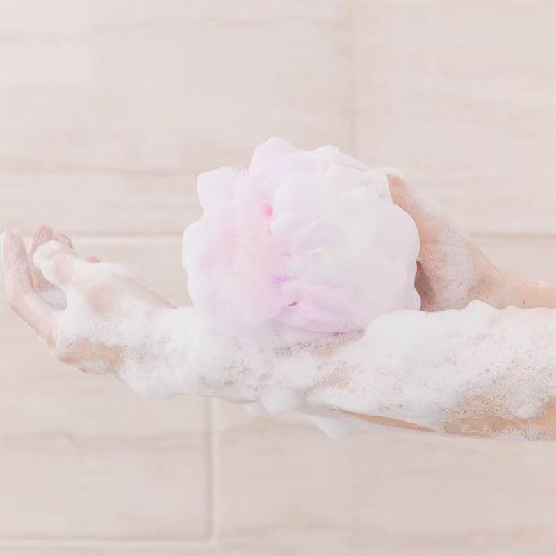 Ultra-Soft Bath Flower Loofah: Quick Clean & Refreshing Skin Mesh Ball Quick Clean
