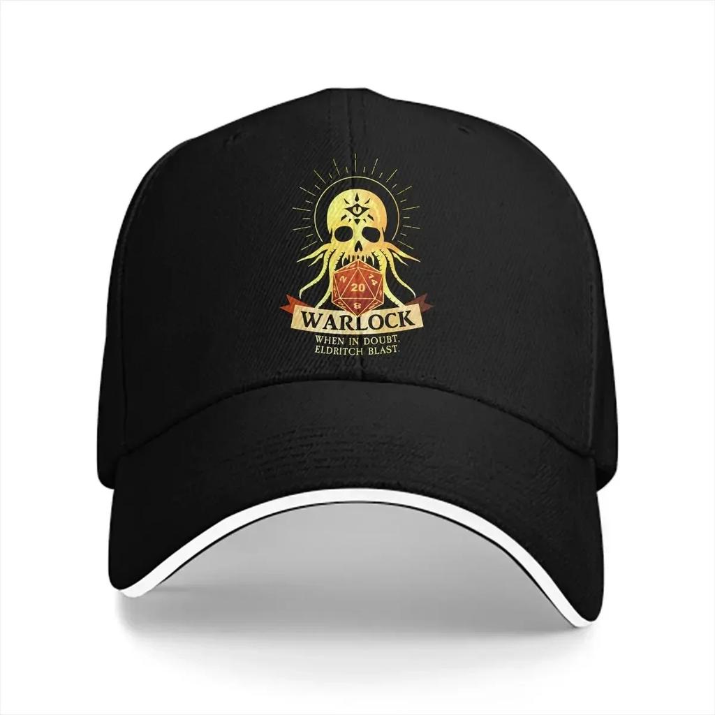 When In Doubt Eldritch Blast Baseball Cap Men Hats Women Visor Protection Snapback DnD Game Caps