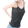 Camisole with Sweat Pads and Cups Antibacterial and Moisturizing with and Asahi Kasei Pair Cool Skin Bra Top Hv001 M [Flande Lingerie]
