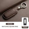 Leather Car Remote Key Case Cover for GAC Trumpchi GS3 GS4 GS5 GM8 GA3 GA4 GA6 SGS7 Empow J11 J12 J13 Car Key Fob Shell Keychain