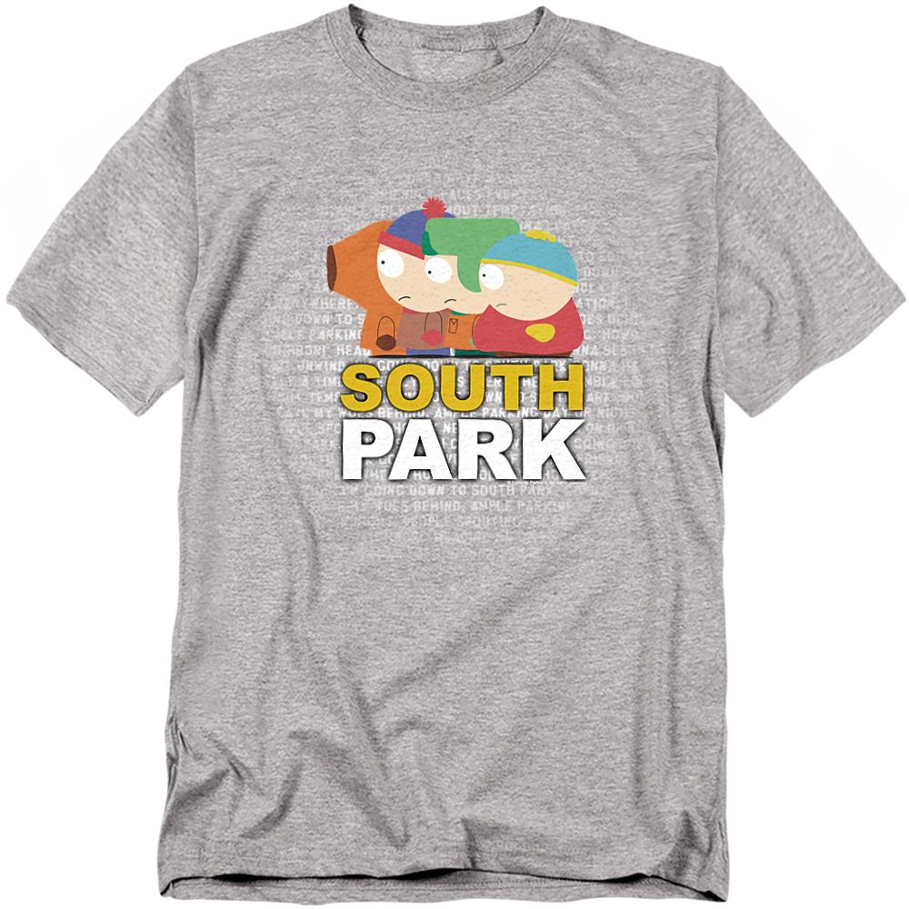 South Park Unisex Adult Lyrics T-Shirt