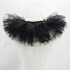 Vintage Mädchen Jabot Kragen Hals Viktorianischer Rüschenkragen mit Selbstbindeband