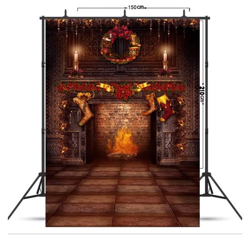 Christmas Theme Photography Backdrop For Kids Studio Portrait Creative Photo Prop