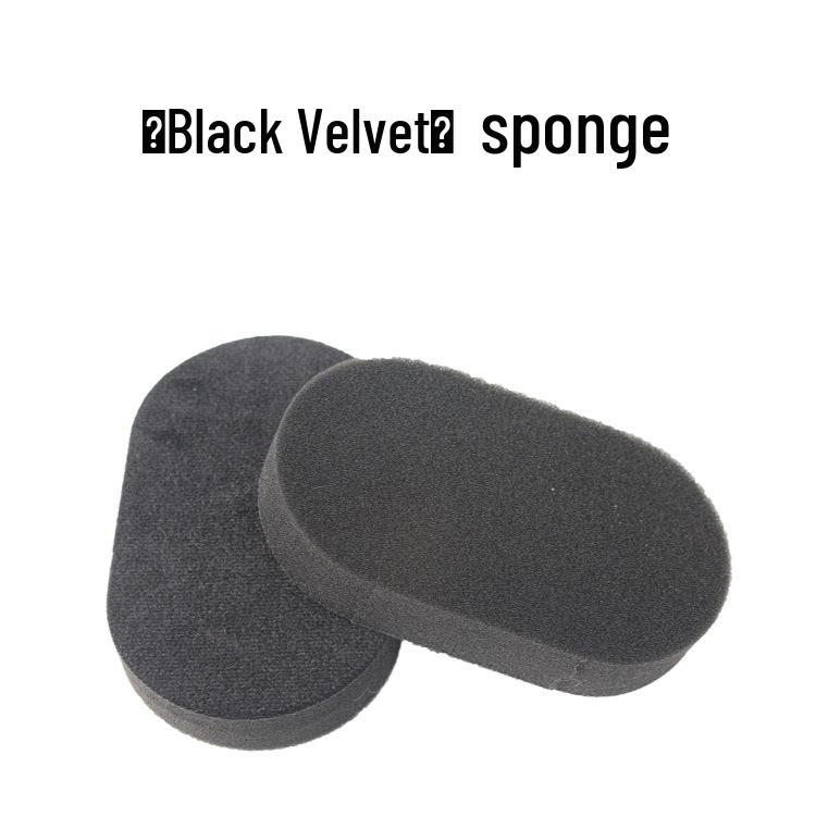 Tire Polishing & Waxing Brush with Replaceable Handle and Sponge