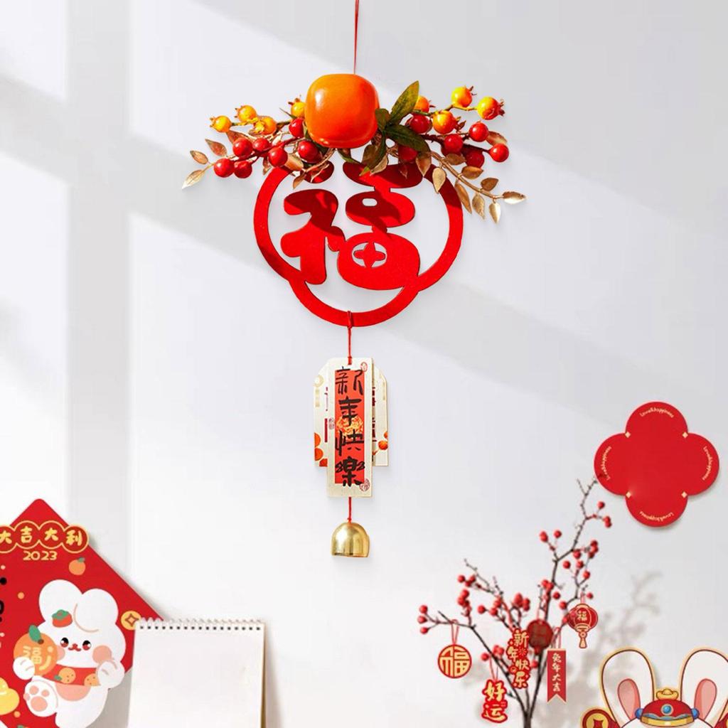 Chinese New Year Hanging Decoration Pendant Festival Decor Traditional for Party Living Room Office Celebration