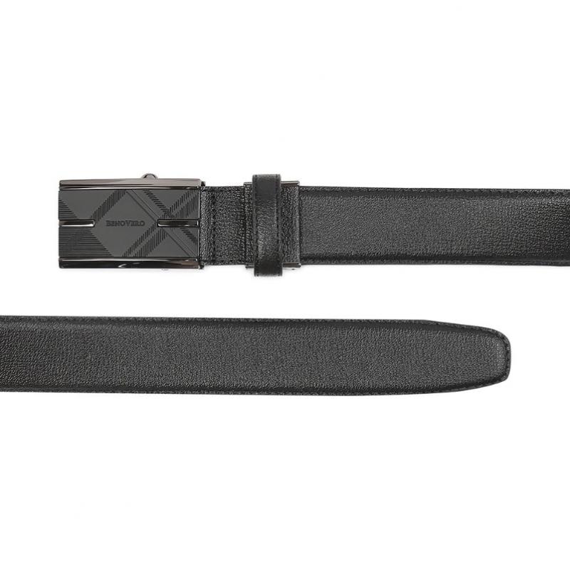 Benovero 2026 SS Men S Suit Leather Auto Belt Black Bmg1acb1103k1 
