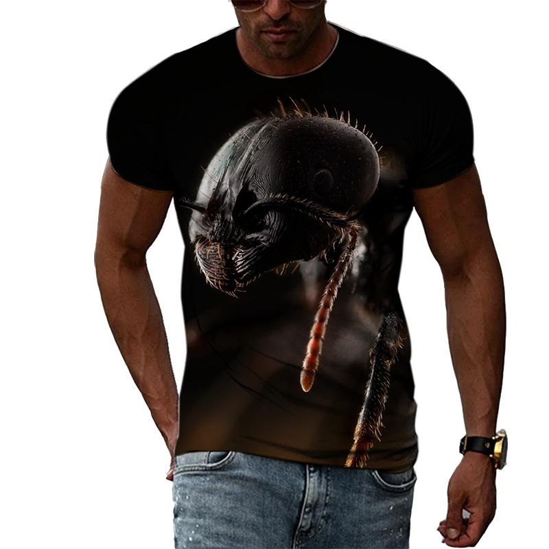 Ant Series 3D Printed Tee Shirts Men's Casual Fashion Men Top Summer Short Sleeve T-shirt