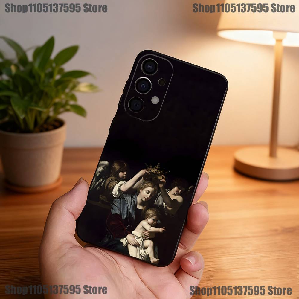 Caravaggio Paintings Phone Case For Samsung S25,S24,S21,S22,S23,S30,Ultra,S20,Plus,Fe,Lite,5G Black Cover