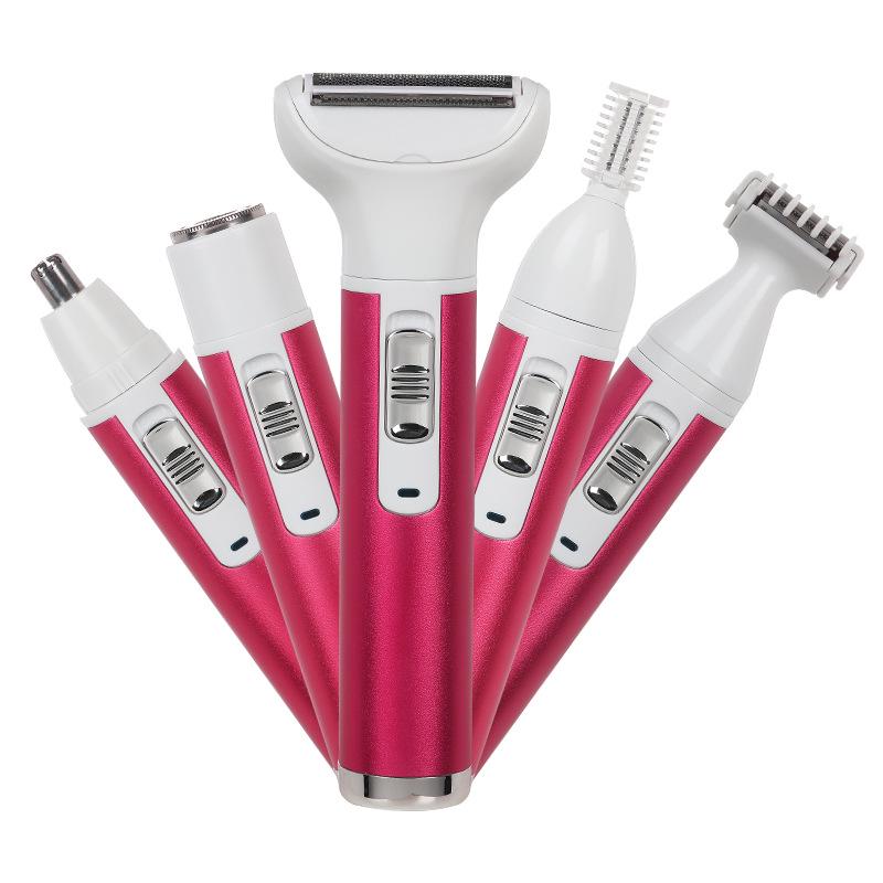 Women's Multifunctional Electric Shaver & Trimmer Set for Underarms, Legs, and Eyebrows