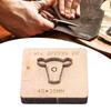 Bull Head Shape Leather Cutting Die Alloy Steel Craft Tool DIY Punch Cutter  For Leather Craft