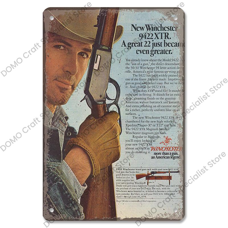 Hunting Poster Metal Plate Vintage Adventure Ranger Metal Tin Signs Retro Wall Decor Hunting Shop Tool House