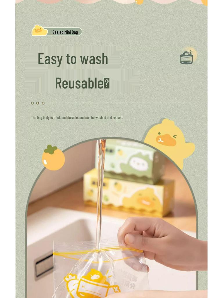 Verdickter Lebensmittelgeeigneter Baby-Snack Frischhalte-Selbstverschließender Aufbewahrungsbeutel