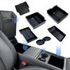 For Tesla New Model Y 2025 Launch Juniper ABS with Silicone Non-slip Mat Console & Armrest Storage Box Upper and Lower Watercup